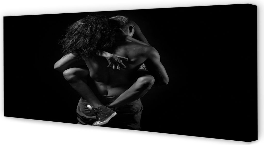 Leinwandbild 125x50 Wandkunst Mann und Frau