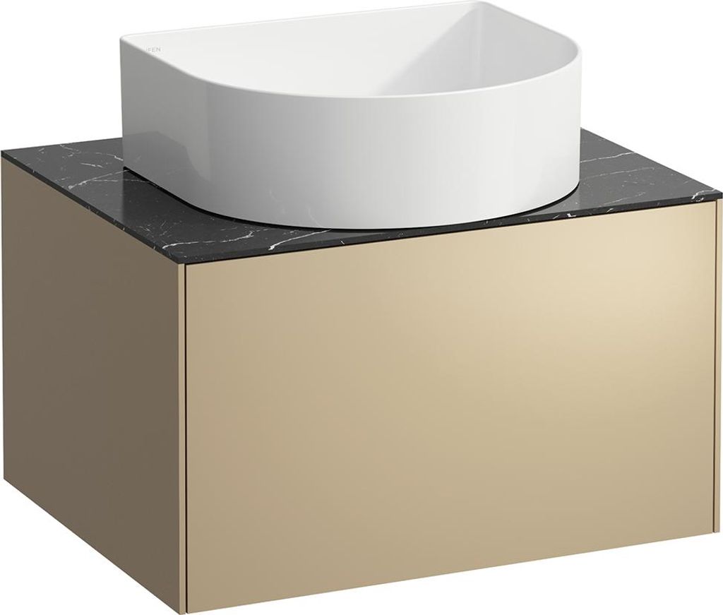 LAUFEN SONAR Schubladenelement, 1 Schublade, passend zu Waschtisch-Schalen 812340, 812341, 812342, 812343, Ausschnitt mittig für den Waschtisch, H...