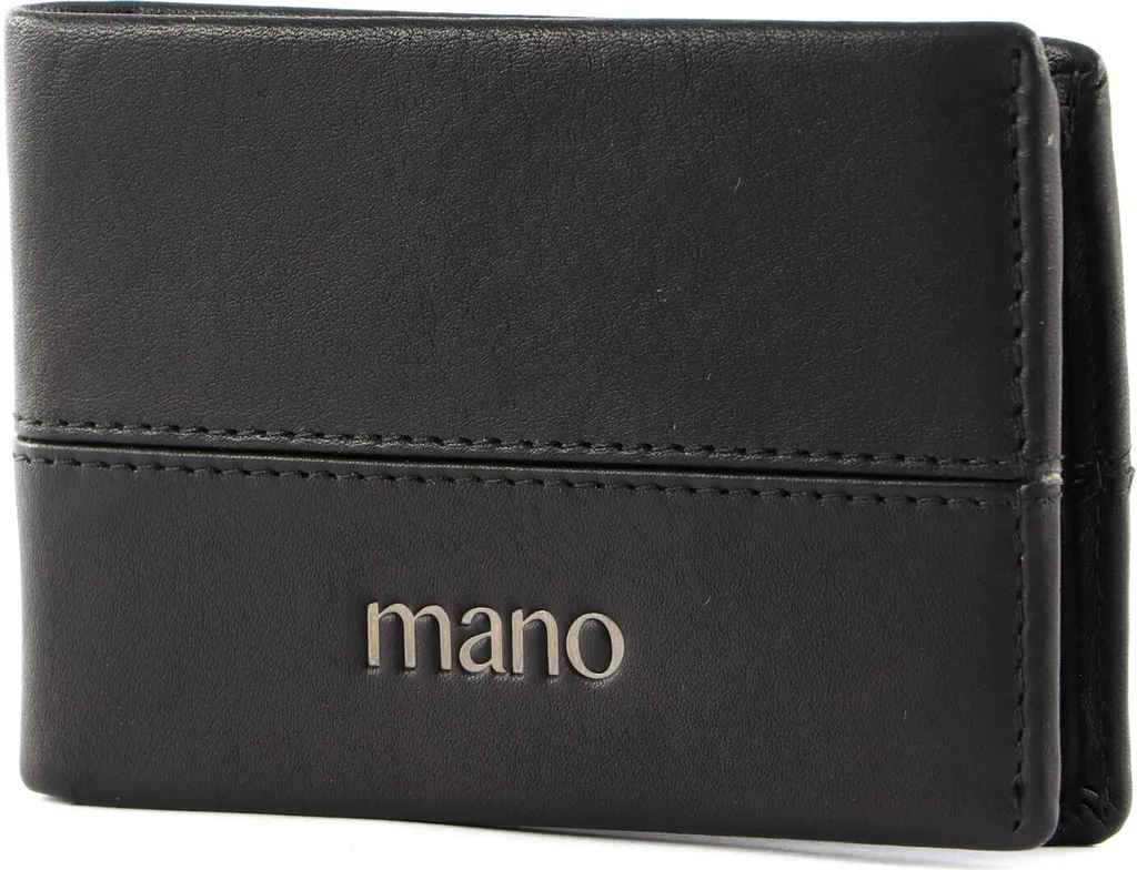 Portafoglio Piccolo Mano Don Romeo Nero: Mini Wallet RFID Slim