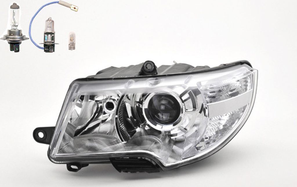 Johns, Scheinwerfer Halogen kompatibel zu Skoda Superb 3T 03/2008-05/13 LI Leuchtmittel 3T1941017C 3T1941017 3T1941015 3T1941015C