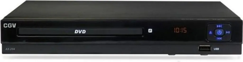 Lecteur DVD CGV AX 204 avec Upscaling 1080p et Télécommande Simplifiée