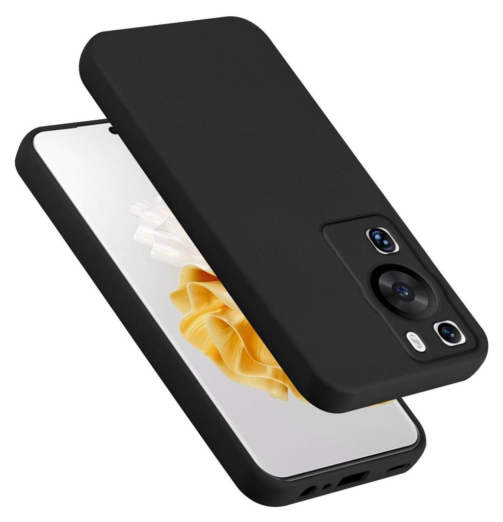 Cadorabo Hülle für Huawei P60 Pro Hülle Silikon Handyhülle Case aus flüssigem Silikon, Kratzfeste und stoßfeste Schutzhülle für Huawei P60 Pro