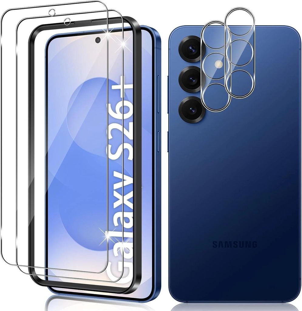 2X Schutzglas ( Display + Kamera ) für Samsung Galaxy S26 Produktbild 