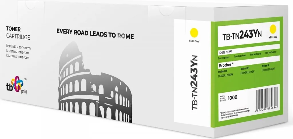 Toner Giallo Brother TN243Y: Colori Brillanti per le Tue Idee