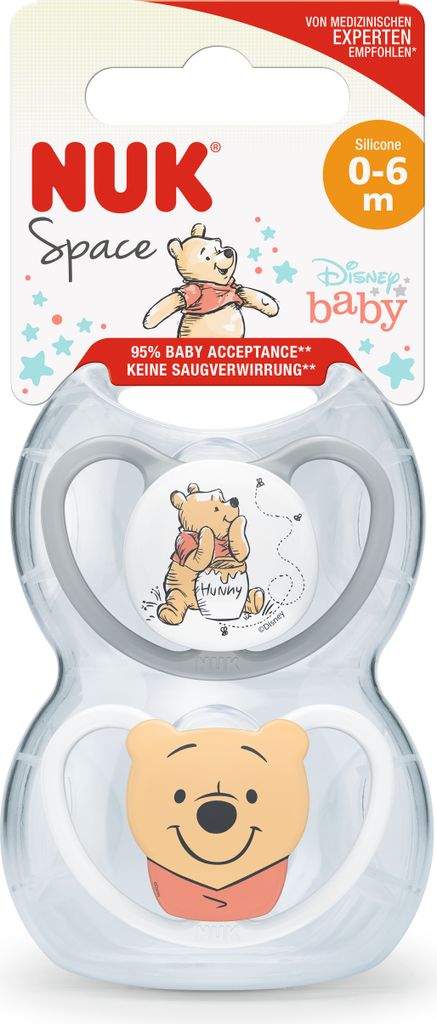 NUK Disney Winnie Puuh Space Silikon-Schnuller 10175249| Produktbild 