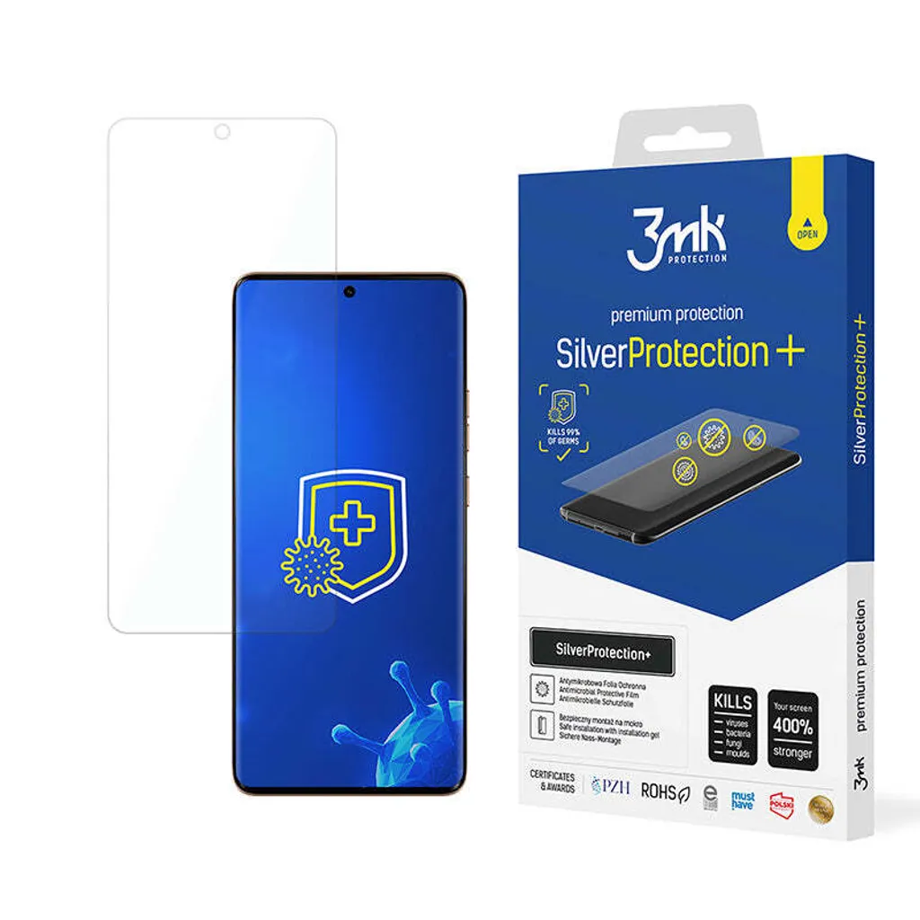 3mk SilverProtection+ per Moto Edge 50 Ultra: Pellicola Anti-Urto 4H