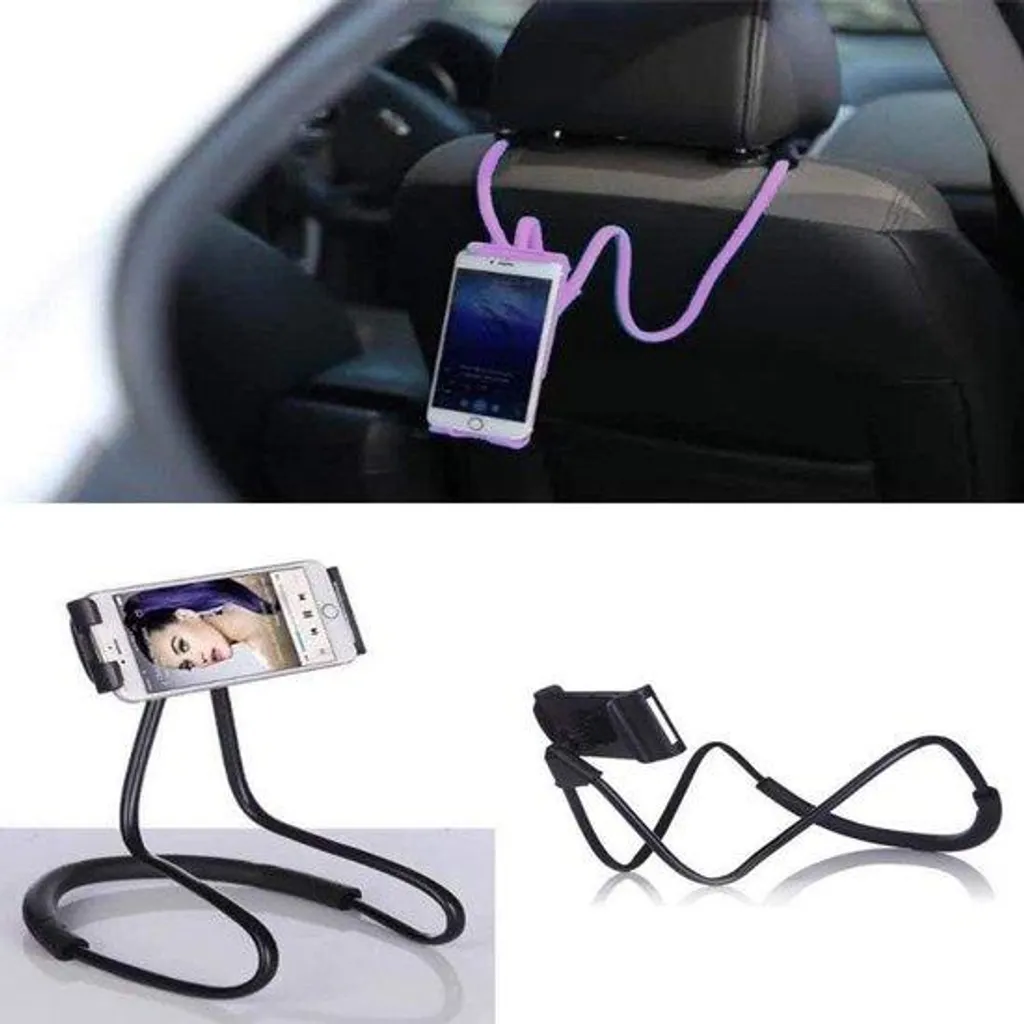 Support téléphone portable noir stable pour éviter les chutes 4-7,3 pouces