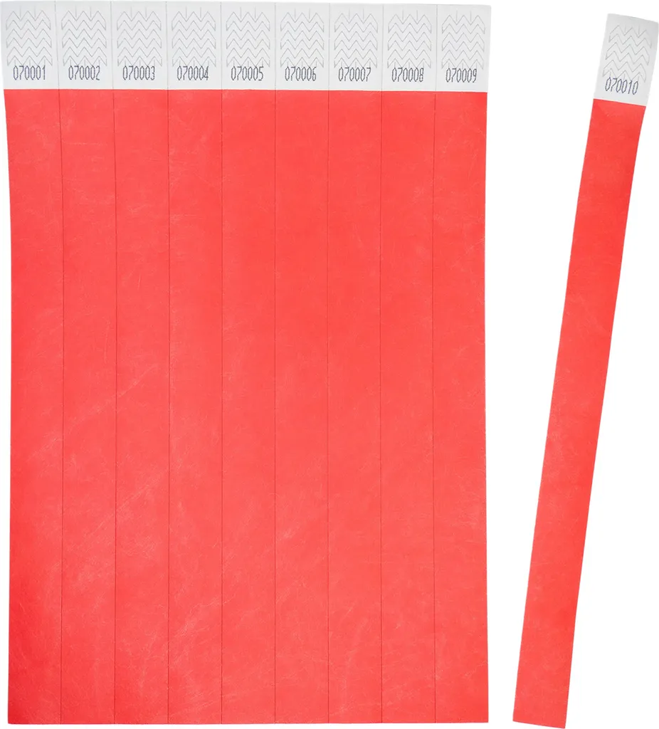 Avery Zweckform TYVRD-50 Ruban à encastrer néon rouge 500 pc