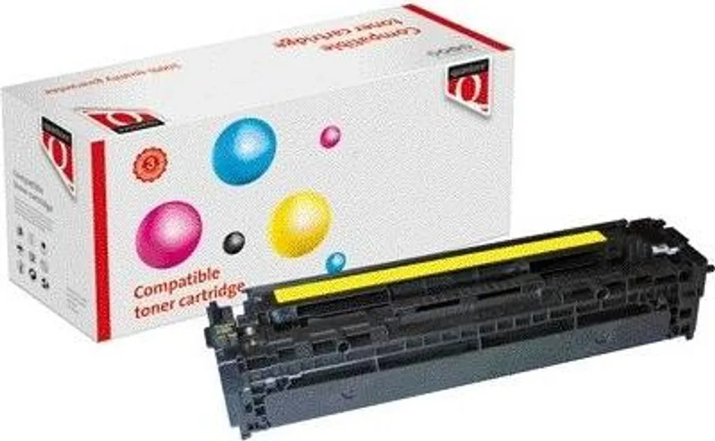 Cartouche de Toner Jaune Quantore Alternative pour CB542A 125A HP