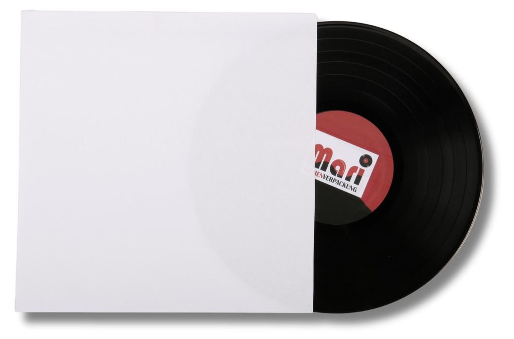 LP Schutzhüllen aus Papier 325 x 325 mm weiß 10 Stück Produktbild 