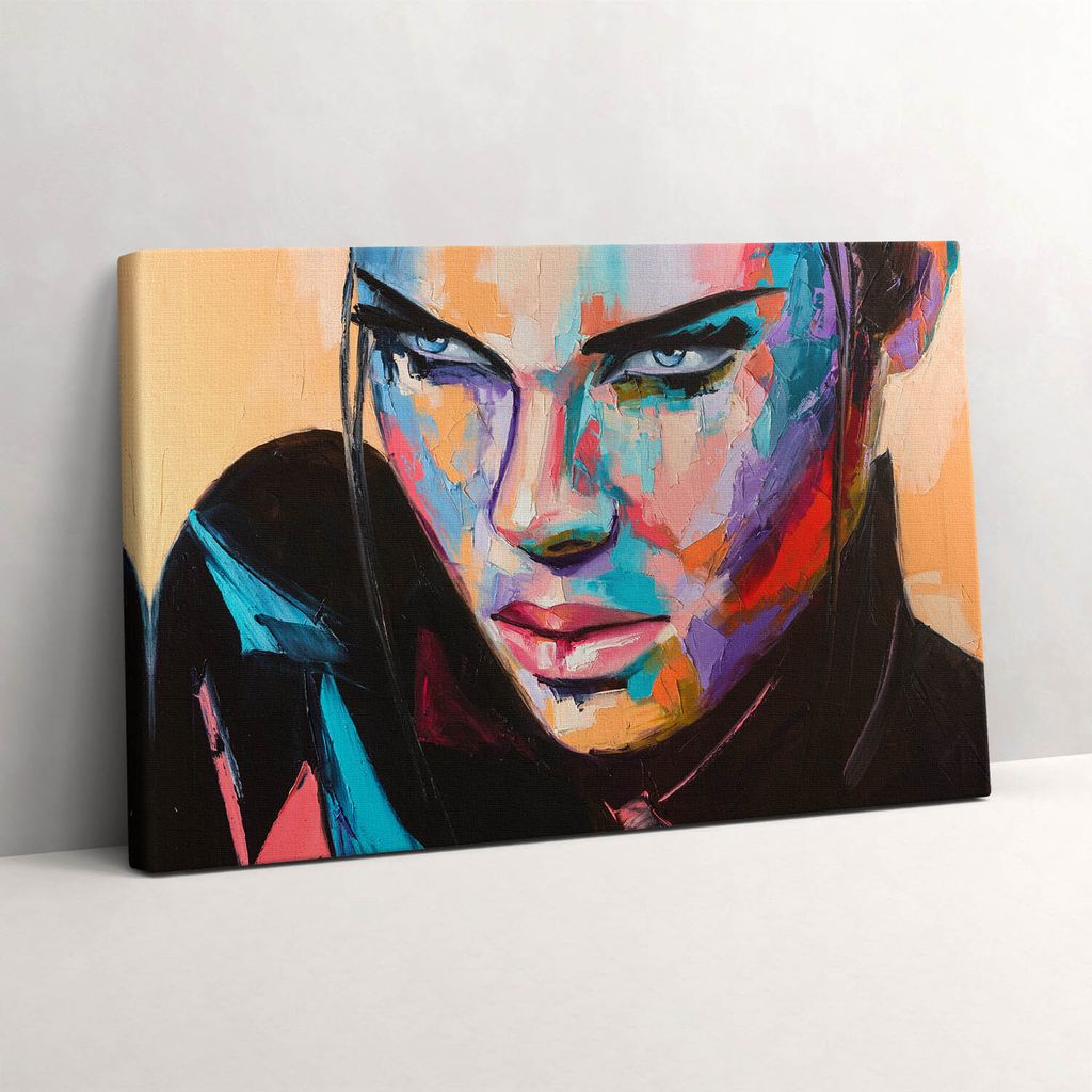 Porträt einer Frau – Leinwandbild Wandbild – 60x40 cm – Leinwandbilder – Wandbilder – Schlafzimmer – Flur