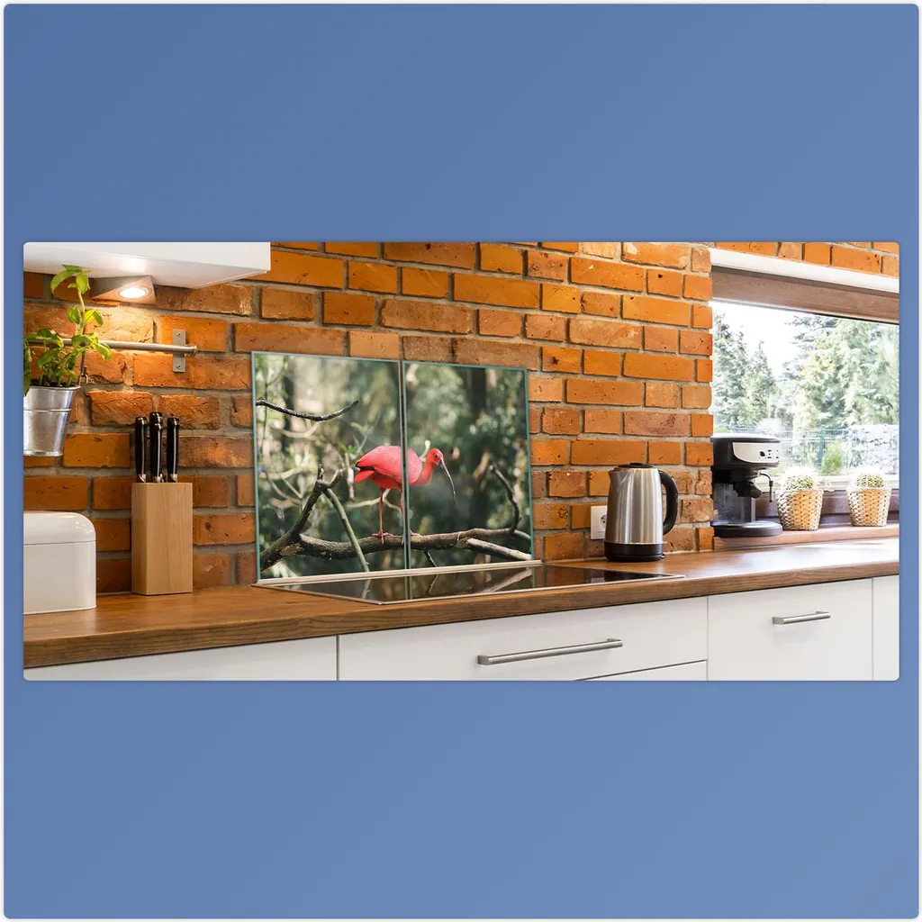Tagliere in Vetro Protezione 2x40x52 cm Piccolo Durevole