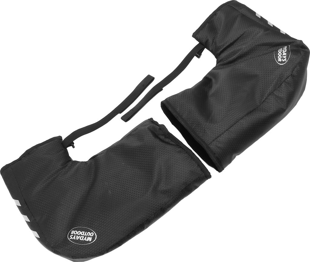Ein Paar Fahrradlenkerhandschuhe, wasserdicht, reflektierend, für den Fahrradlenker, Handschutz für das Radfahren im Winter