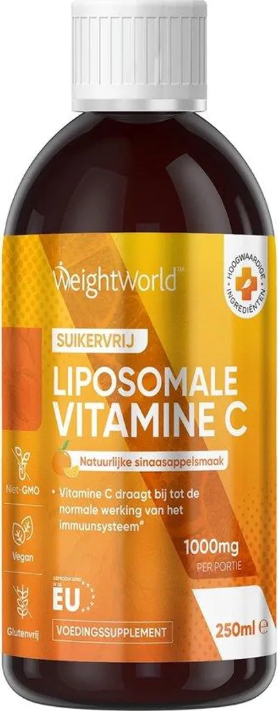 Vitamine C Liposomale WeightWorld 250ml - 1000mg de Vitamine C Liquide