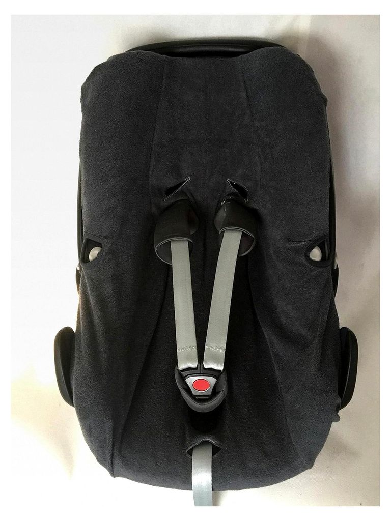 Sommerbezug Frottee für Maxi-cosi Rock, Pebble, Pebble Pro und Pebble Plus, dunkelgrau