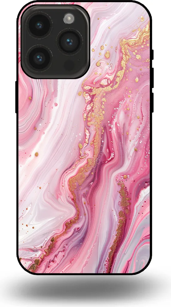 Regalo Perfetto: Custodia iPhone 14 Pro Max Marmo Rosa Elegante