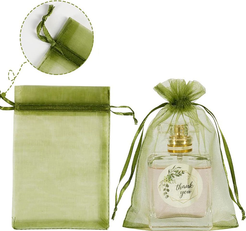 100 Stück 15 x 20 cm Organzabeutel, Organza-Geschenkbeutel Produktbild 3