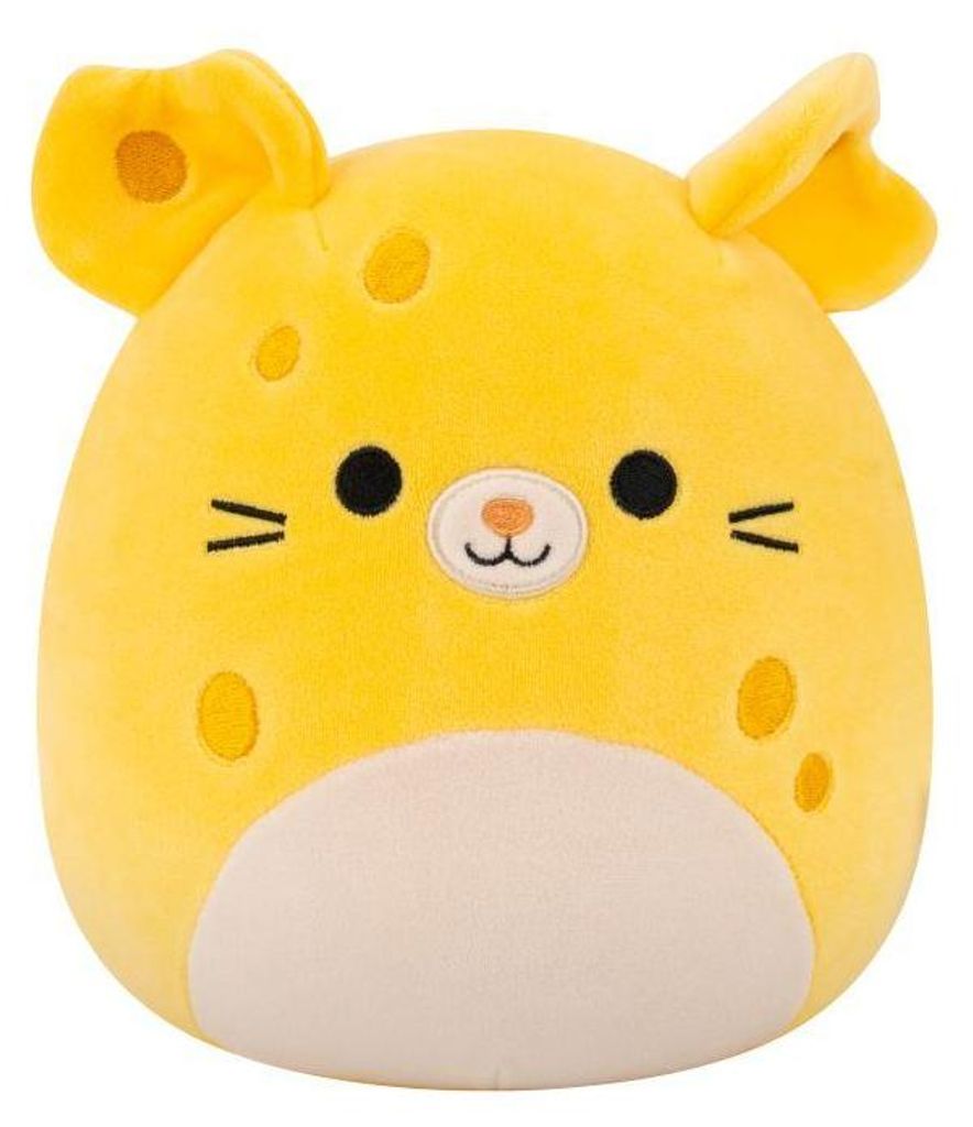 SQUISHMALLOWS Žlutá sýrová myška - Amelia, 35 cm Obrázek produktu 