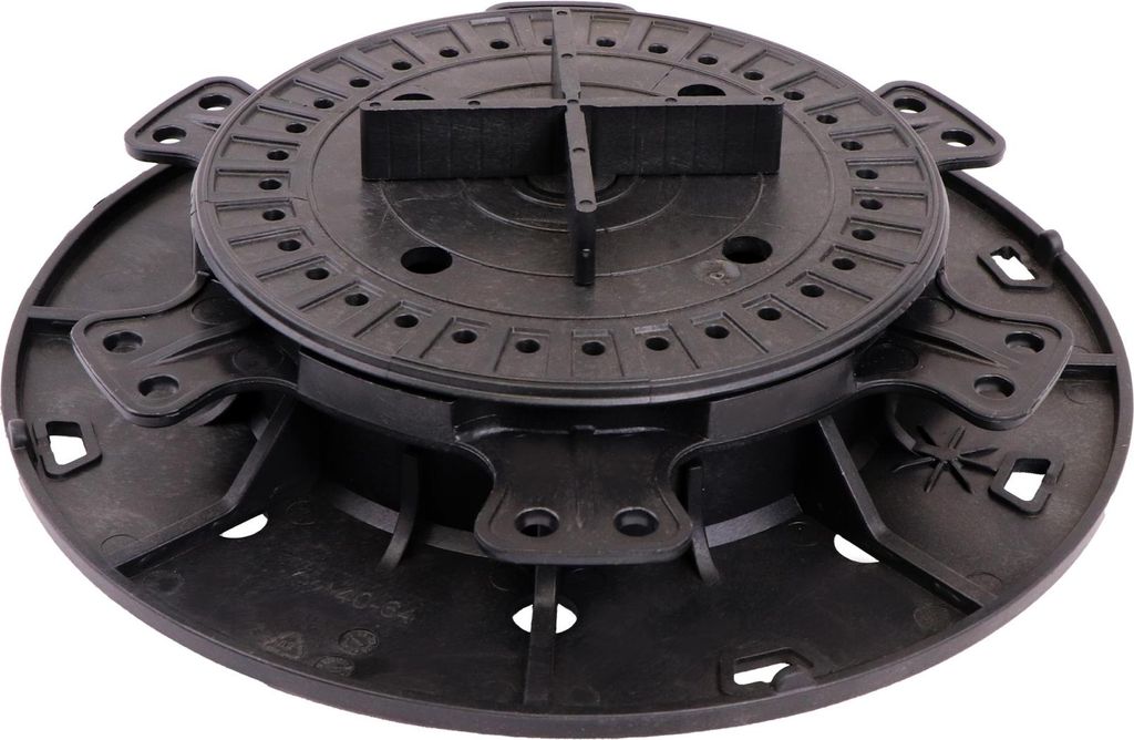 1 Karton Plattenlager PRO für Beton Stein Keramikplatten Terrassenlager Stelzlager Stellfuß : 40 - 64 mm / 66 Stück