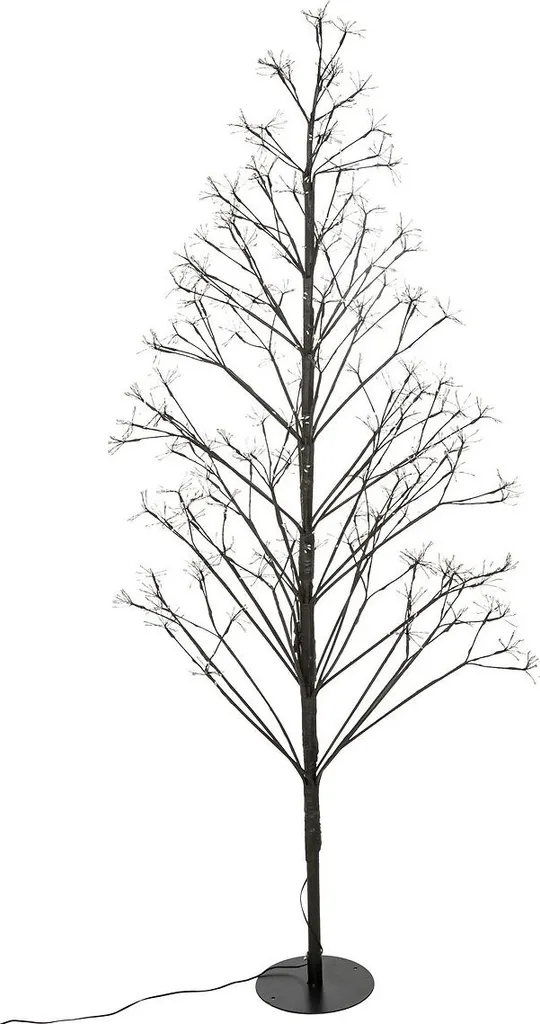 Sapin de Noël 120 cm pour appartement avec LED - Décoration festive facile