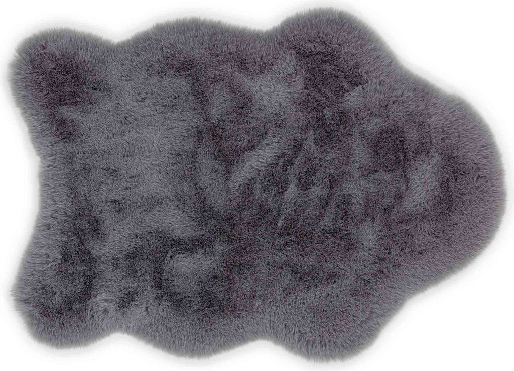 SCHÖNER WOHNEN-Kollektion Dekofell TENDER DELUXE Anthrazit 55 x 80 cm