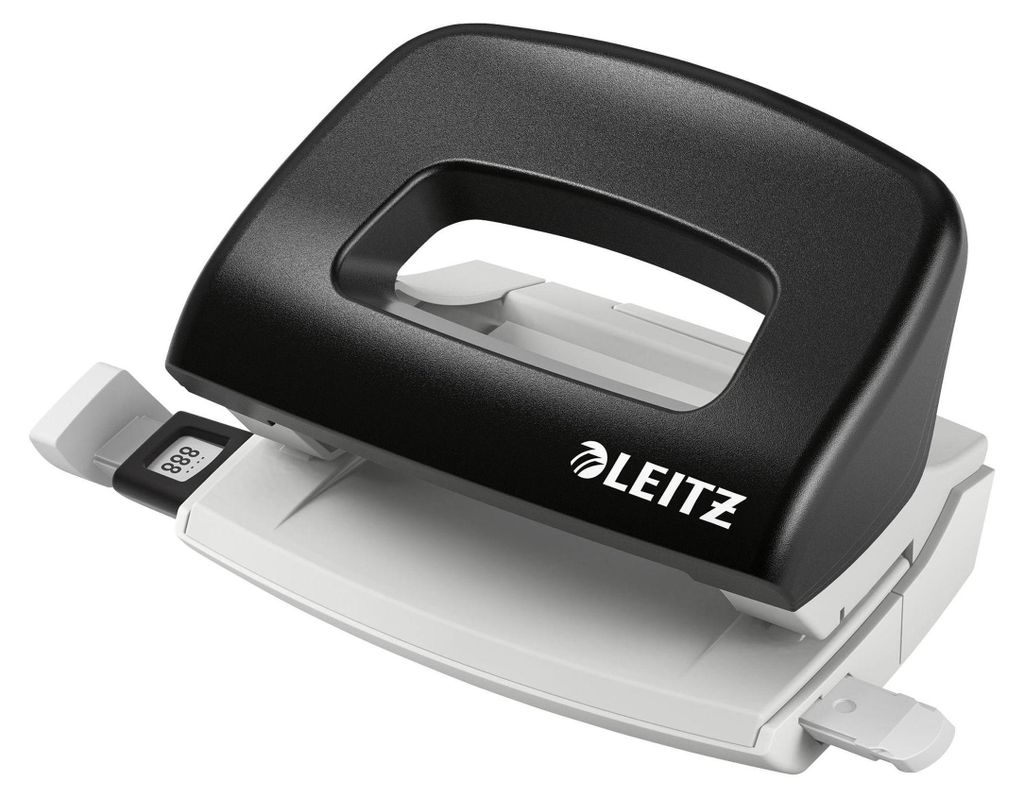 LEITZ Nexxt Kleiner Locher schwarz, Lochabstand: 80 mm, Image du produit 