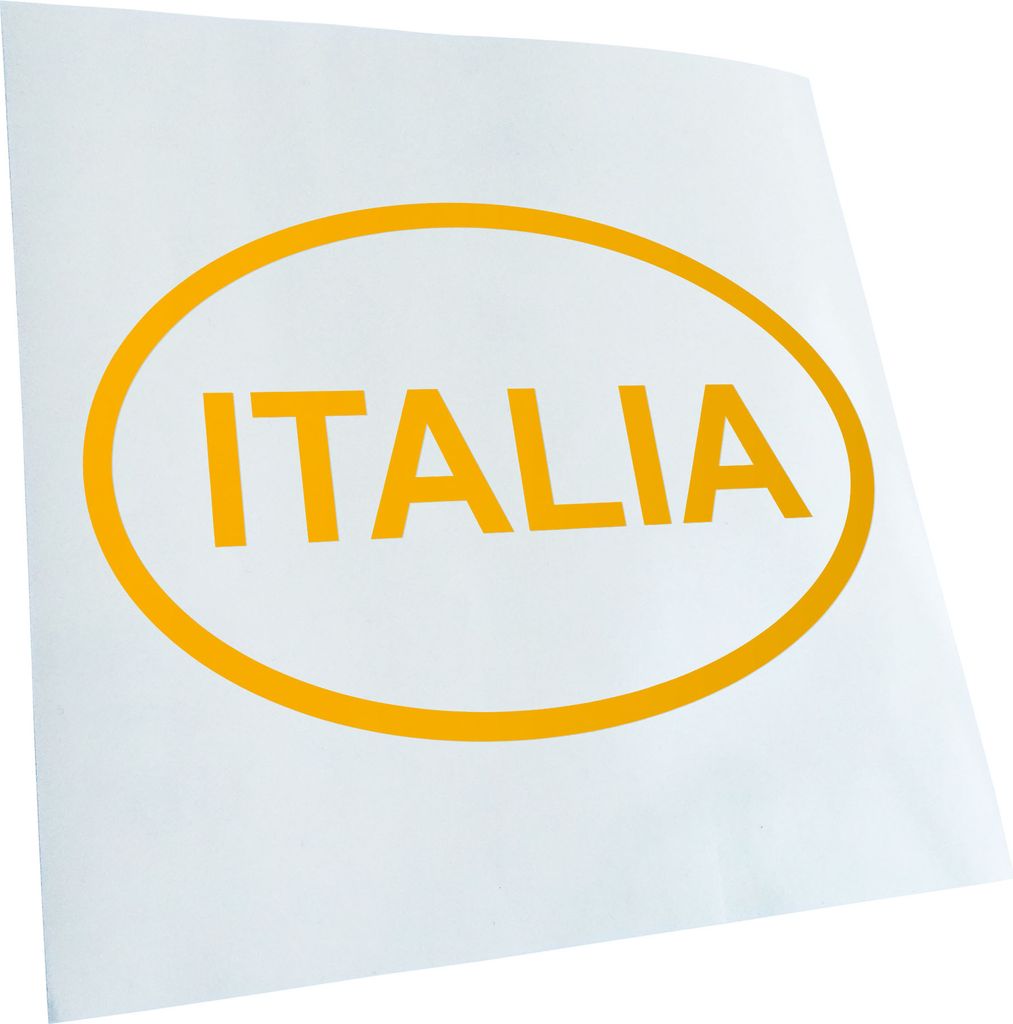 Kiwistar - Autoaufkleber - Italia - Italien Heckscheibe - Aufkleber für Auto Kfz Fahrrad, LKW, Truck Mofa