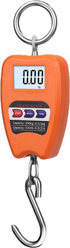 Tragbare elektronische Gepaeckwaage, multifunktionale digitale Waage, LCD-Display, Reise, hochpraezises Handwiegewerkzeug, Hakenwaage, kompakte Kra...