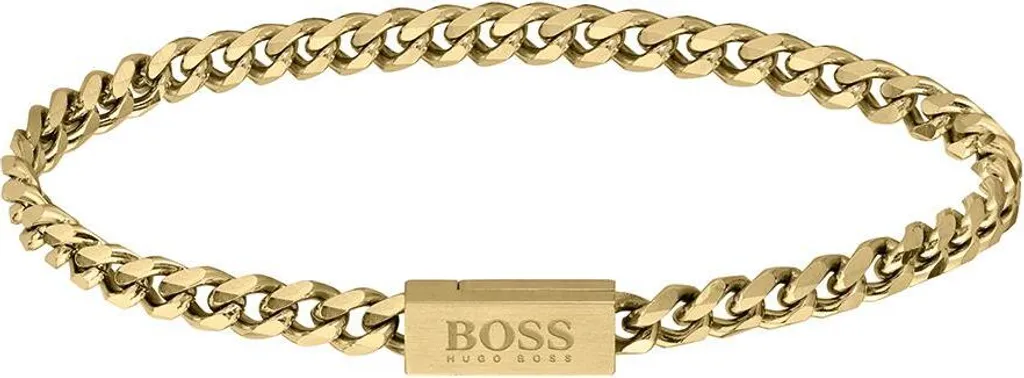 Cadeau Homme : Bracelet BOSS Chain for him 1580172M Acier Argenté Chic