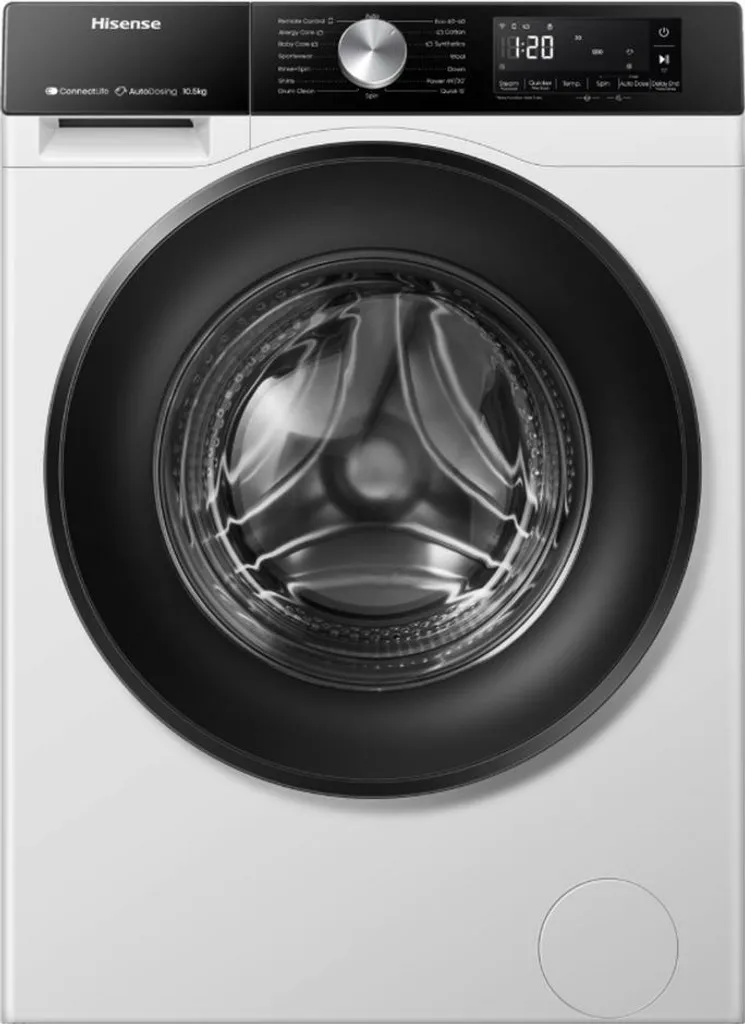 Lave-linge Hisense WF3S1045BW3 : fini le bruit et les factures élevées