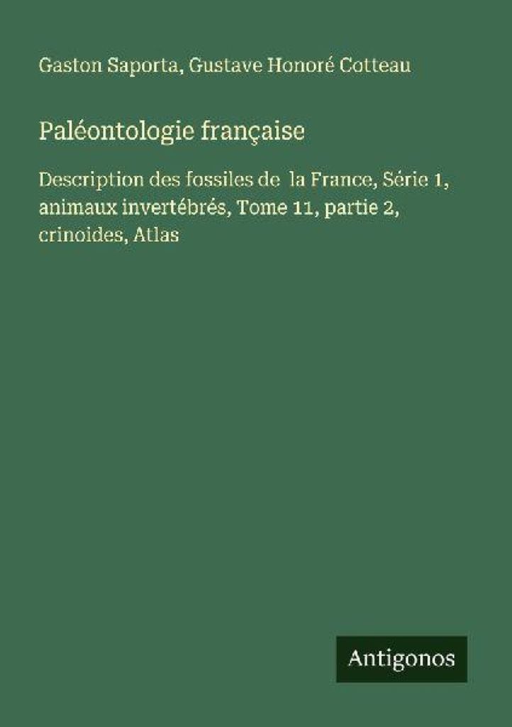 Paléontologie française