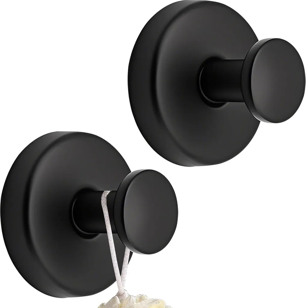 Patère murale à ventouse en inox Roha pour salle de bain et cuisine 1pc