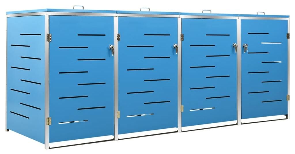 vidaXL Mülltonnenbox für 4 Tonnen 276,5x77,5x115 cm Produktbild 