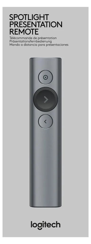Télécommande de Présentation Logitech Spotlight Coloris Gris Ardoise - 31