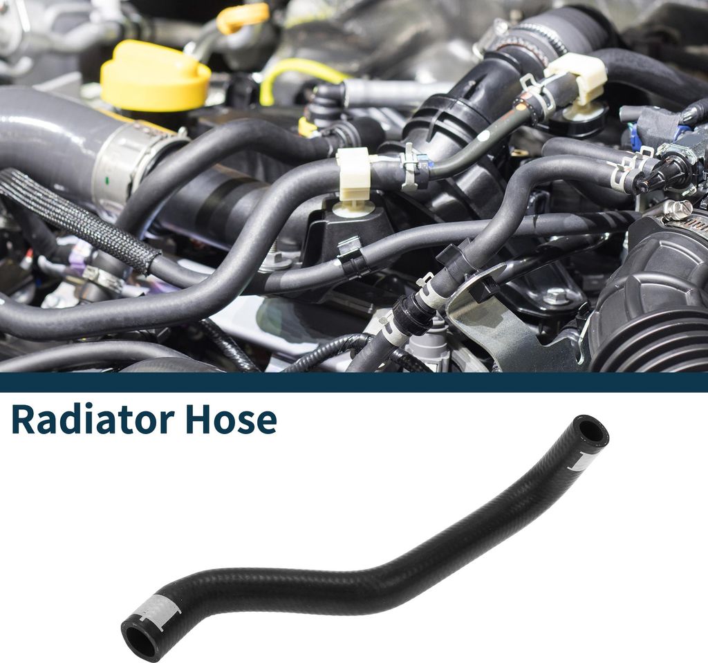 Kühlerschlauch Heizungsschlauch Kühlerauslassschlauch für Audi A5 2018 Nr.8W1819373C Gummikühlerschlauch Schwarz 1 Stück