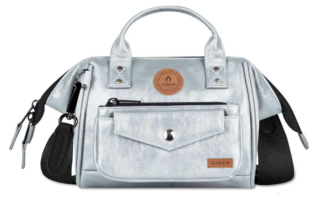 Sac à bandoulière Cabaia Adventurer Crossbody Fiji Iridescent Argenté