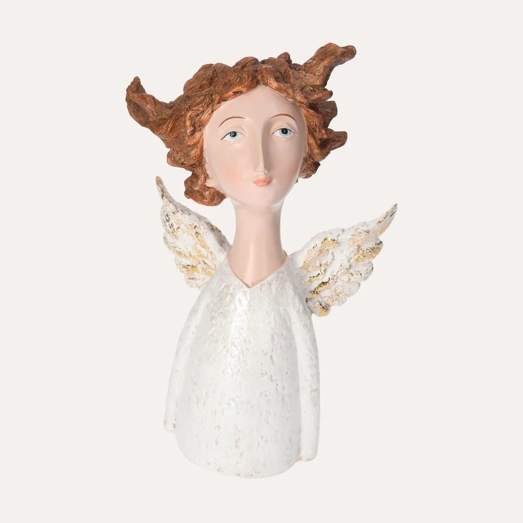 Statue Ange Résine 26 cm : Décoration Zen et Apaisante pour Intérieur