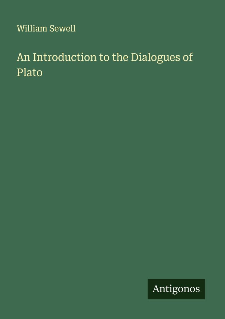 Eine Einführung in die Dialoge von Plato