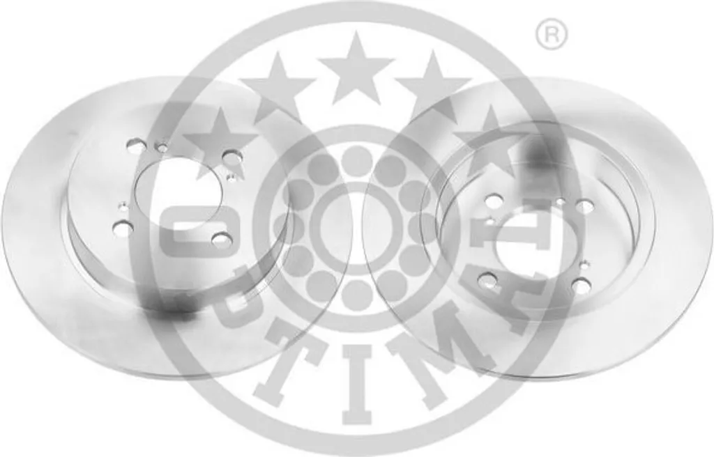 Disques de frein arrière neufs 259mm Optimal Suzuki Swift IV - 2x