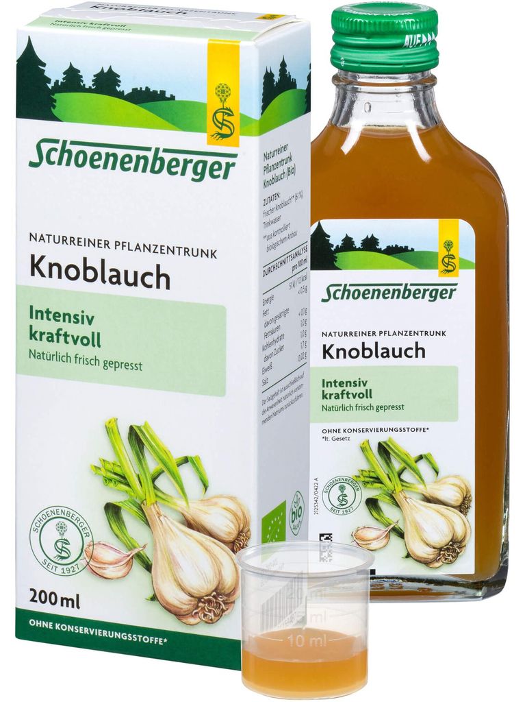 Schoenenberger Bevanda naturale alle erbe Aglio 200 ml Immagine del prodotto 