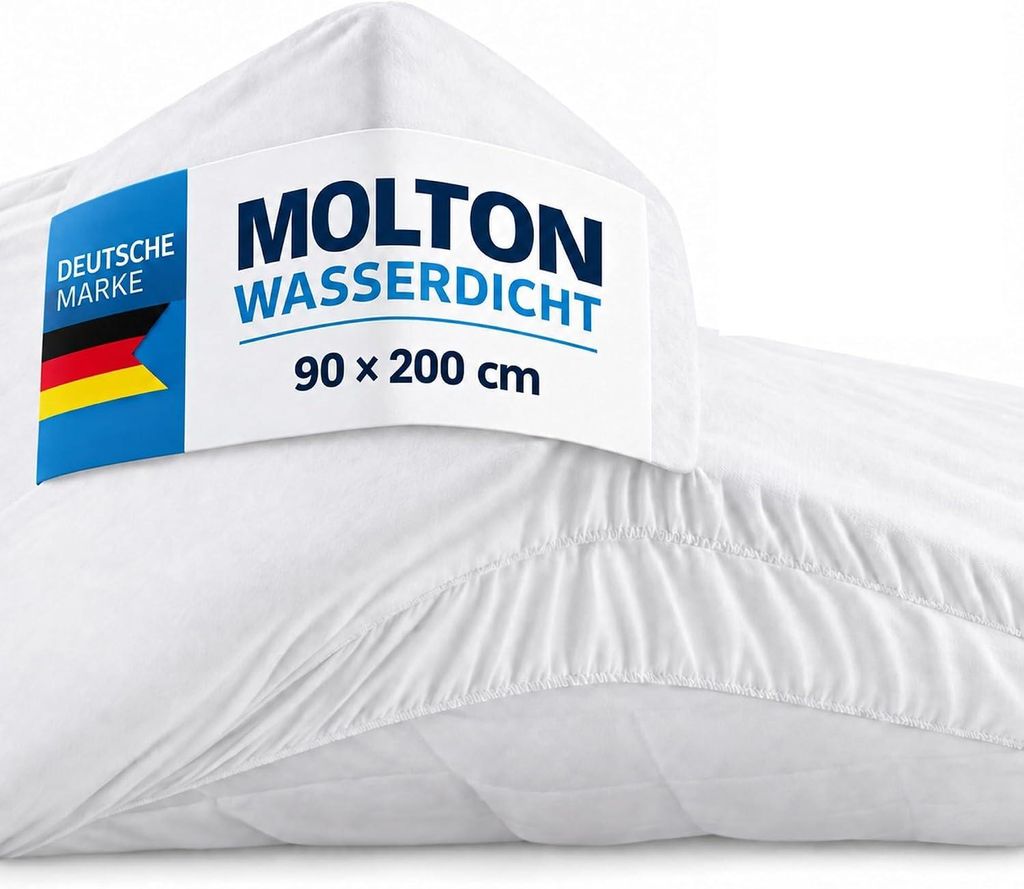Feluna Matratzenauflage aus Molton 90x200 cm wasserdicht Produktbild 