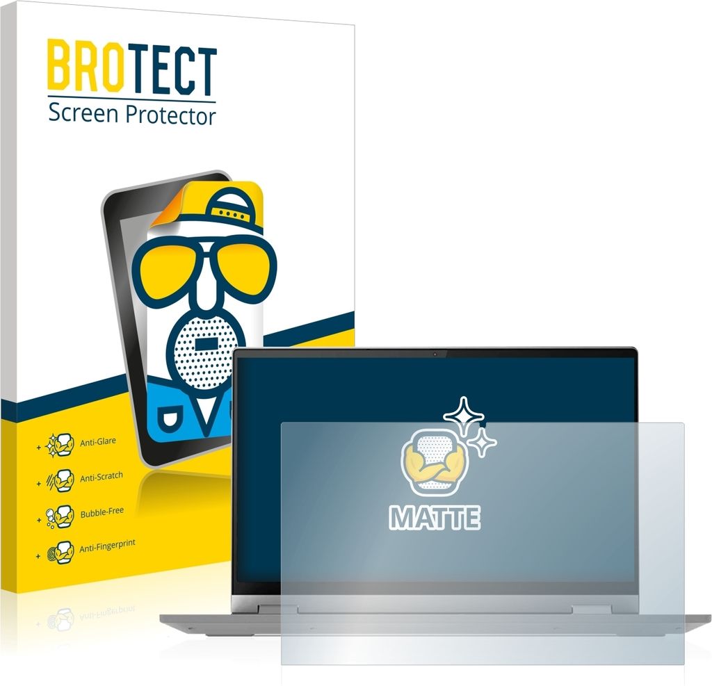 BROTECT Schutzfolie für Lenovo IdeaPad Flex 5i 14" Displayschutz Displayschutzfolie Folie Matt Entspiegelungsfolie