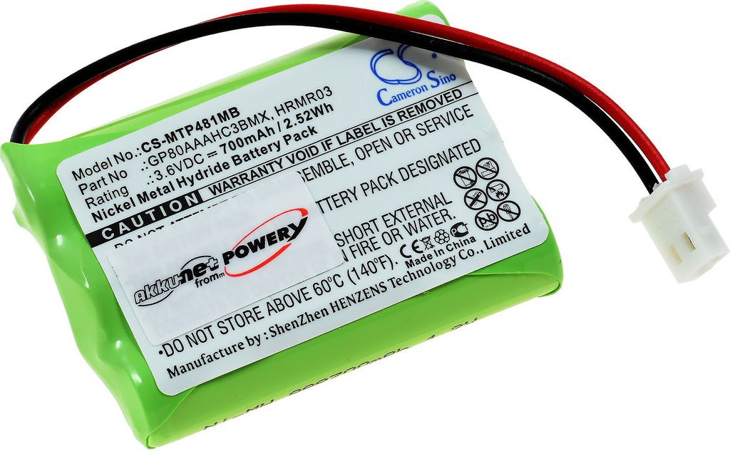 Akku kompatibel mit Motorola Typ GP80AAAHC3BMX