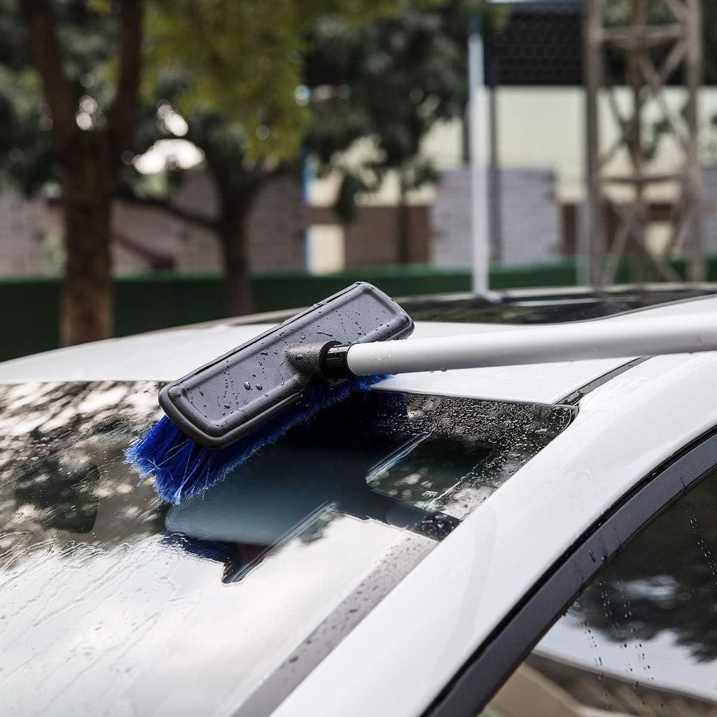 Teleskopische Wasborstel - Ausziehbare Wasborstel - Teleskopische Fensterwischer - Wasserbesen - Bis zu 1 Meter - Must-Have!