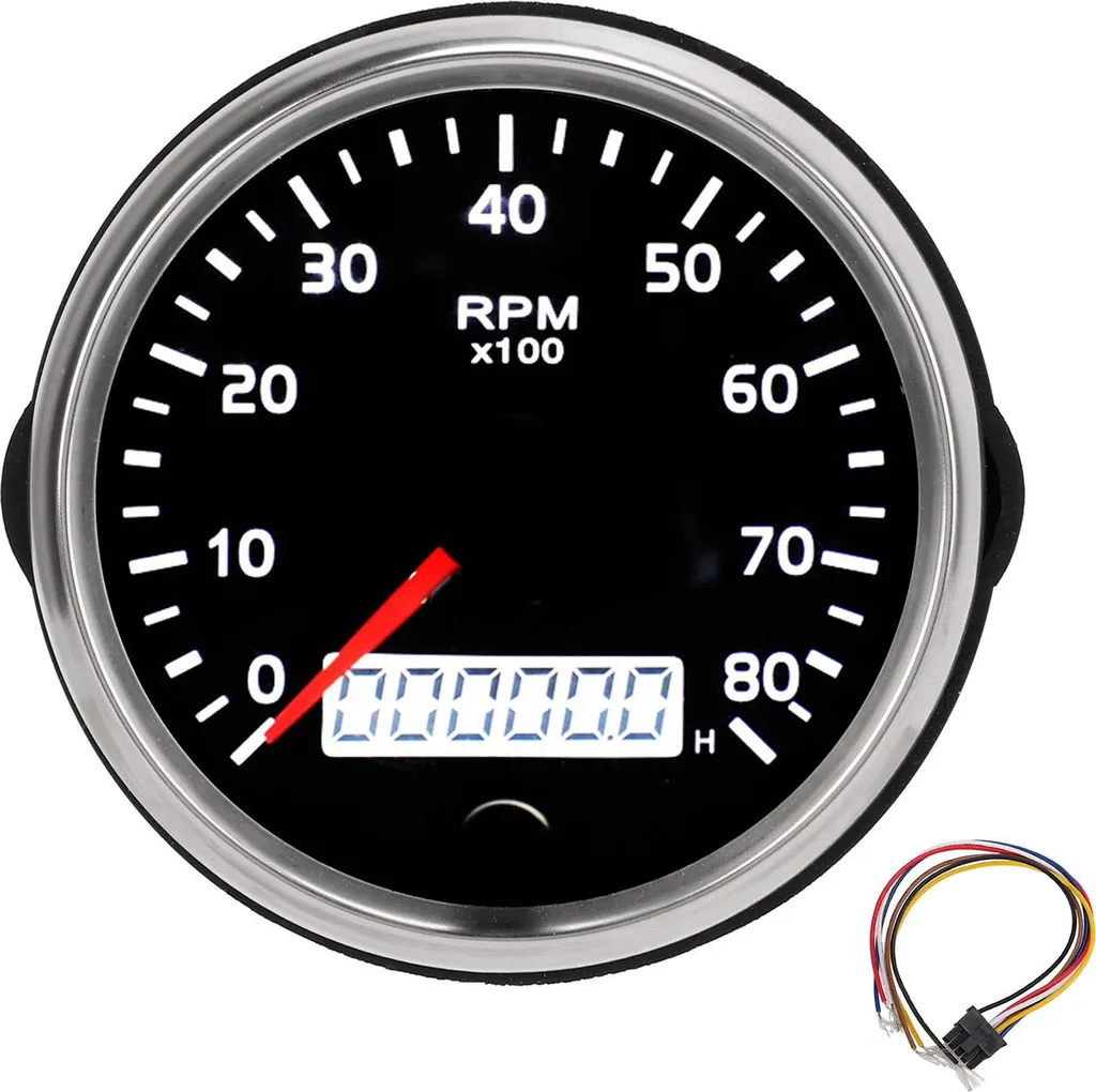 Compte-tours 85 mm pour rénovation tableau de bord camion et auto