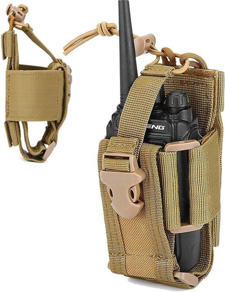 Taktisches Funkgerätetui für CS-Ausrüstung, Molle Halter für Wandern, Klettern, Fahrrad