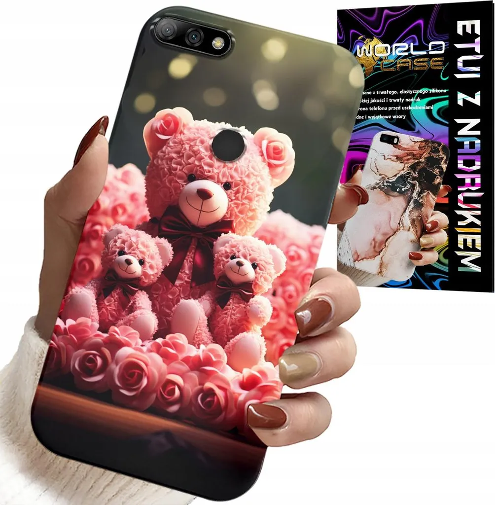 Must-Have: Cover Huawei Y7 2018 Rosa Orsetto - Glamour e Protezione