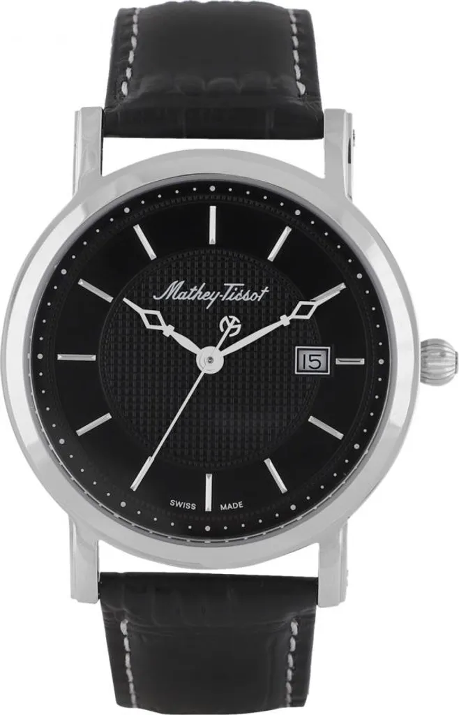 Montre Mathey-Tissot HB611251AN Cadran Noir et Acier Inoxydable Chic