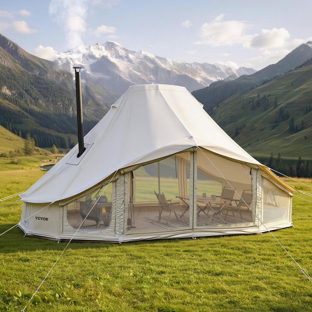 VEVOR, tente tipi pour 4 saisons, dimensions 6x4x3,1 m, Image du produit 