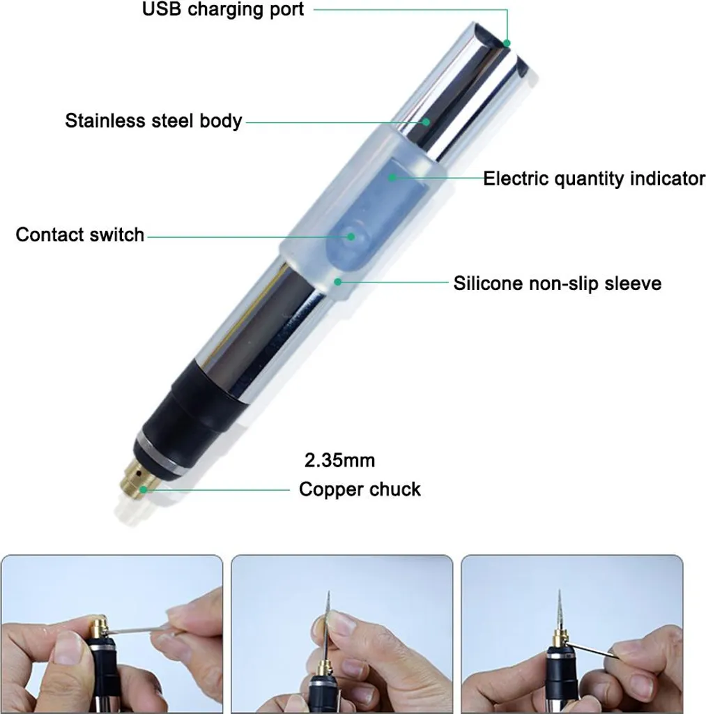 Ponceuse multifonction 3 vitesses portable avec batterie lithium intégrée - 8
